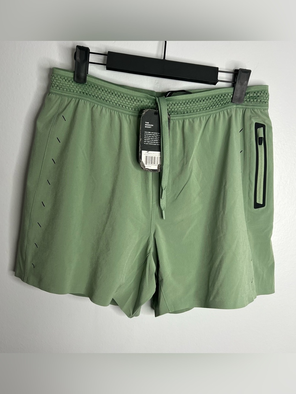 Ten Thousand The Session Shorts 5 Inch Inseam Lined Mens Small Green NWT